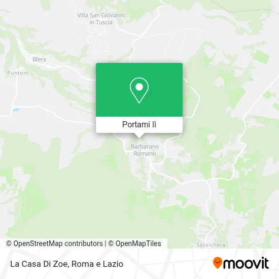 Mappa La Casa Di Zoe