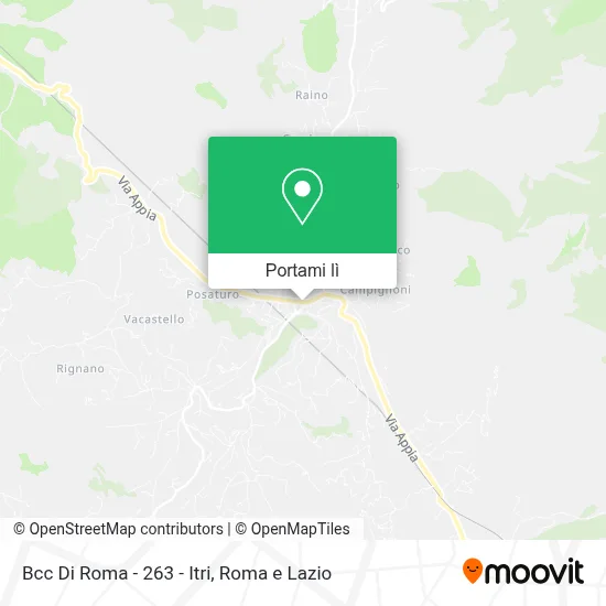 Mappa Bcc Di Roma - 263 - Itri