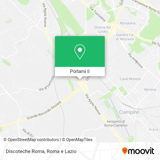 Mappa Discoteche Roma