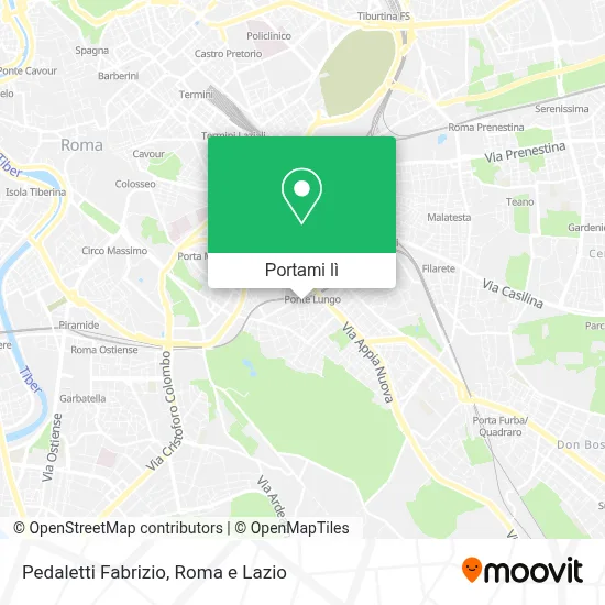 Mappa Pedaletti Fabrizio