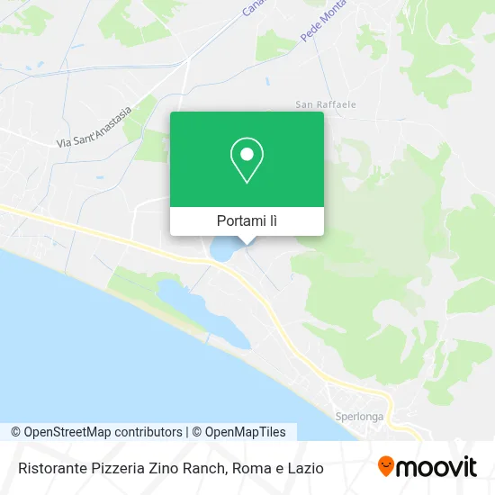 Mappa Ristorante Pizzeria Zino Ranch