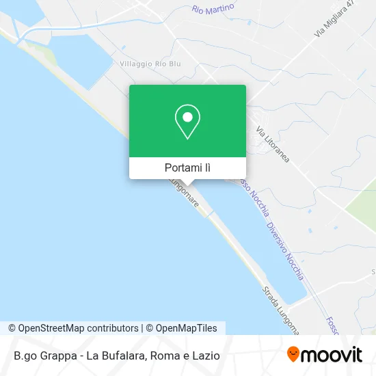 Mappa B.go Grappa - La Bufalara