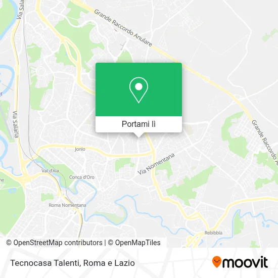 Mappa Tecnocasa Talenti
