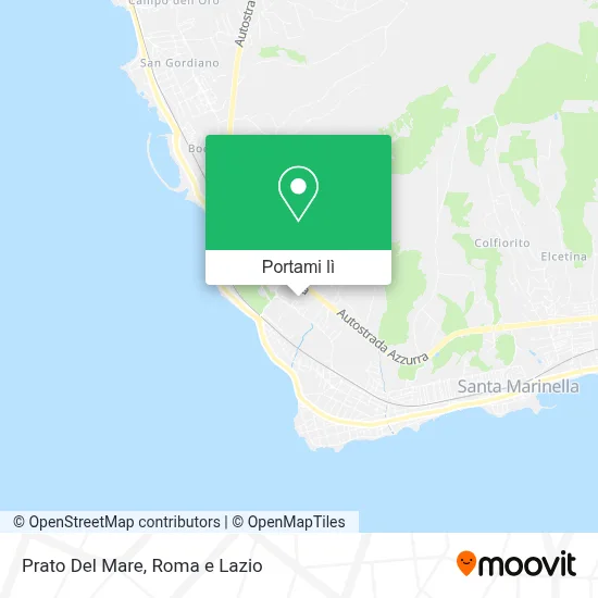 Mappa Prato Del Mare