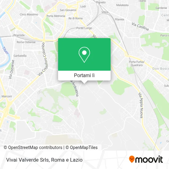 Mappa Vivai Valverde Srls