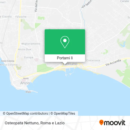 Mappa Osteopata Nettuno