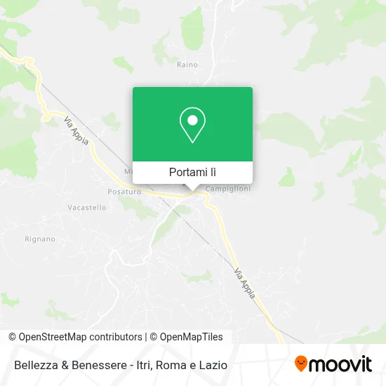 Mappa Bellezza & Benessere - Itri