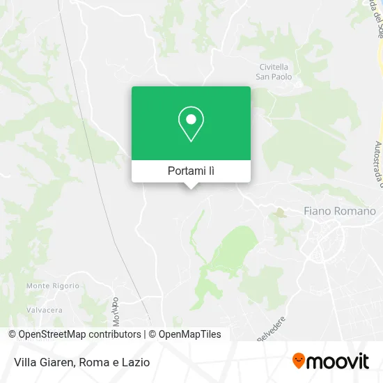 Mappa Villa Giaren