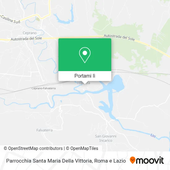 Mappa Parrocchia Santa Maria Della Vittoria