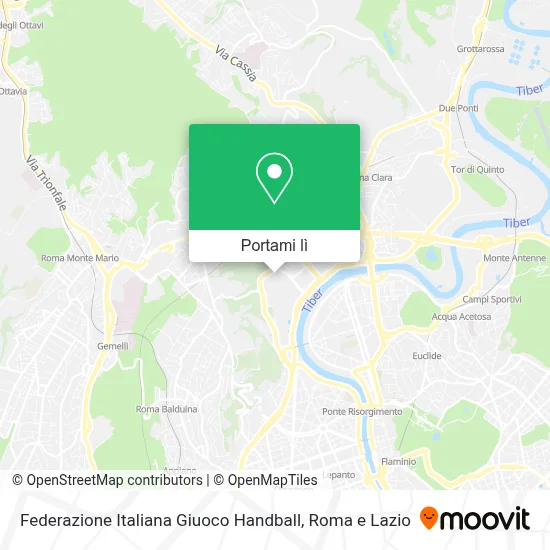 Mappa Federazione Italiana Giuoco Handball