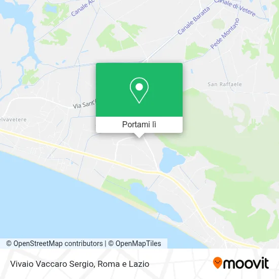 Mappa Vivaio Vaccaro Sergio
