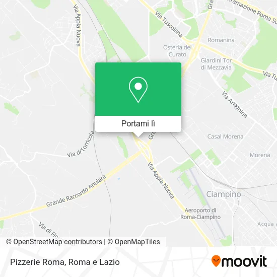 Mappa Pizzerie Roma