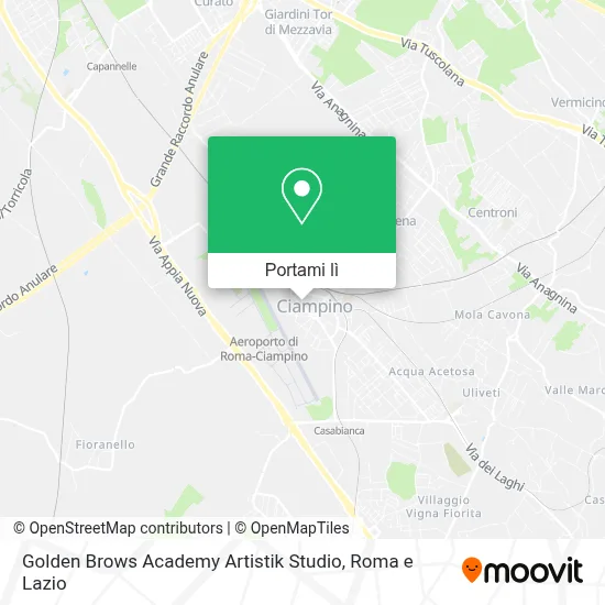 Mappa Golden Brows Academy Artistik Studio