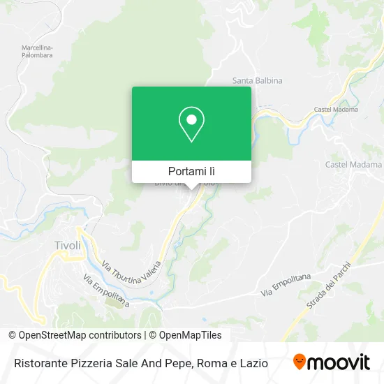 Mappa Ristorante Pizzeria Sale And Pepe