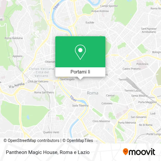 Mappa Pantheon Magic House