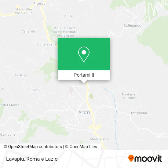 Mappa Lavapiu