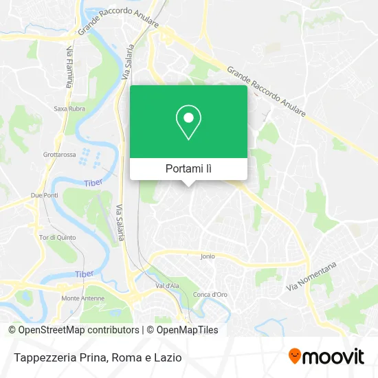Mappa Tappezzeria Prina
