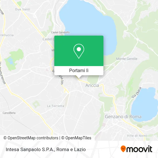 Mappa Intesa Sanpaolo S.P.A.