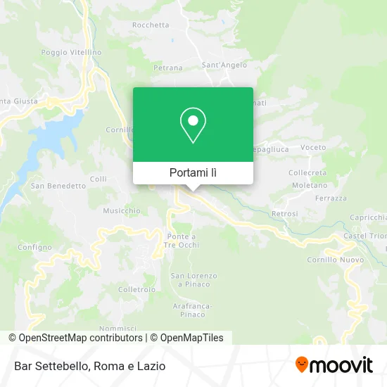 Mappa Bar Settebello
