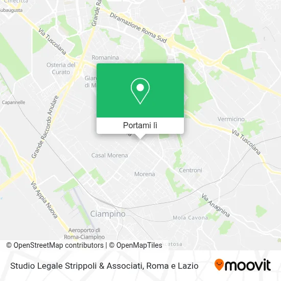 Mappa Studio Legale Strippoli & Associati