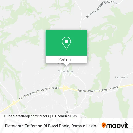 Mappa Ristorante Zafferano Di Buzzi Paolo