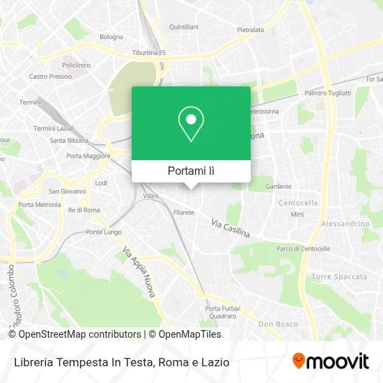 Mappa Libreria Tempesta In Testa