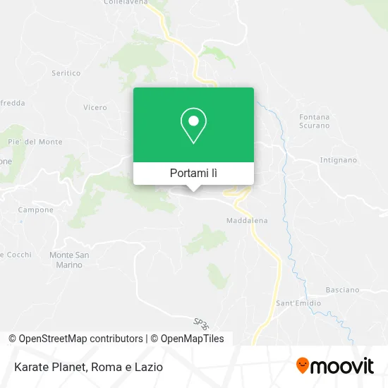 Mappa Karate Planet