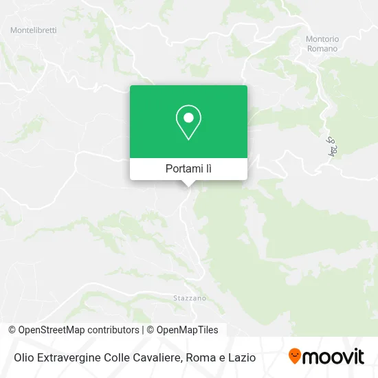 Mappa Olio Extravergine Colle Cavaliere