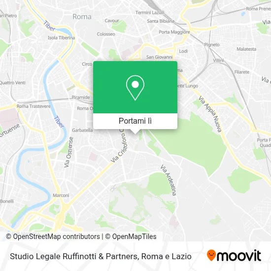 Mappa Studio Legale Ruffinotti & Partners