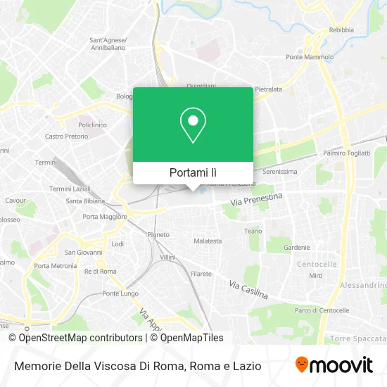 Mappa Memorie Della Viscosa Di Roma