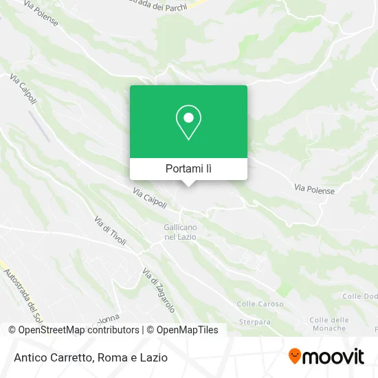 Mappa Antico Carretto