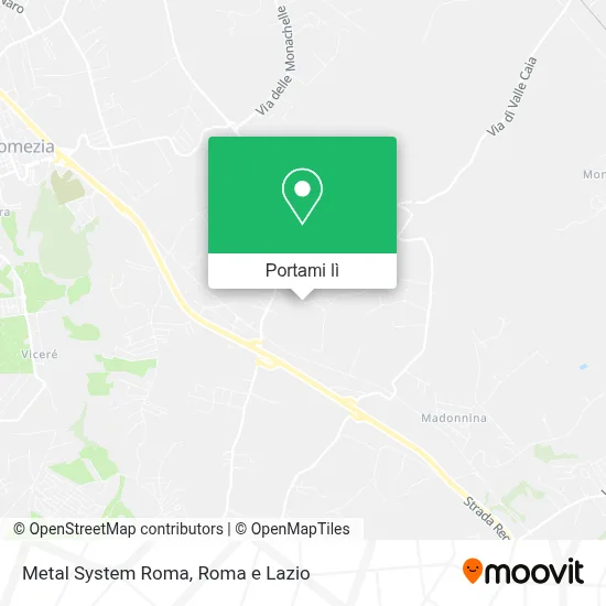 Mappa Metal System Roma