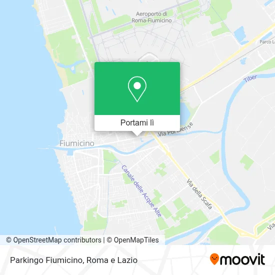 Mappa Parkingo Fiumicino