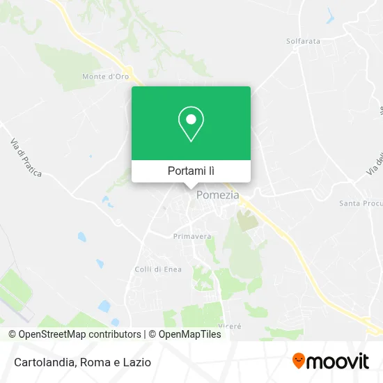 Mappa Cartolandia