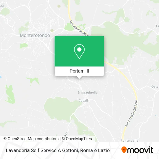 Mappa Lavanderia Self Service A Gettoni