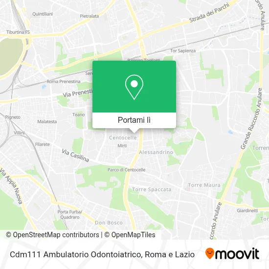 Mappa Cdm111 Ambulatorio Odontoiatrico
