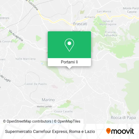 Mappa Supermercato Carrefour Express