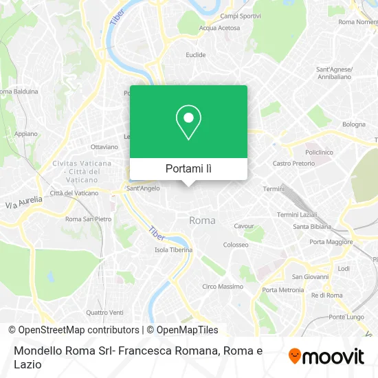 Mappa Mondello Roma Srl- Francesca Romana