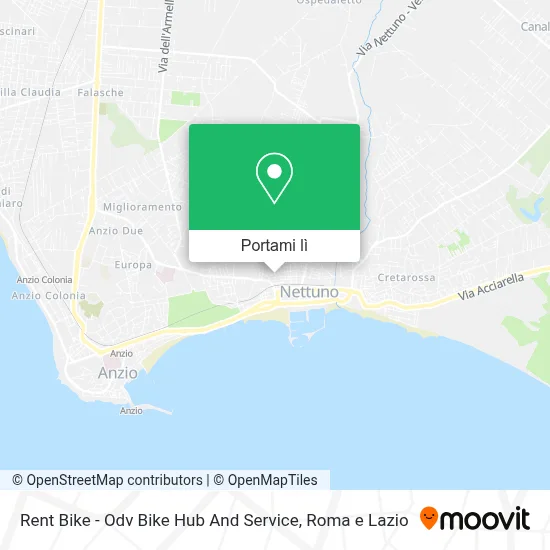 Mappa Rent Bike - Odv Bike Hub And Service