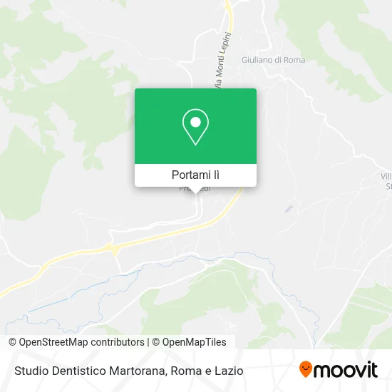 Mappa Studio Dentistico Martorana