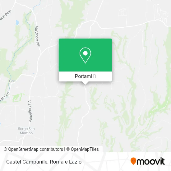 Mappa Castel Campanile