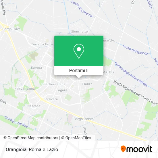 Mappa Orangioia