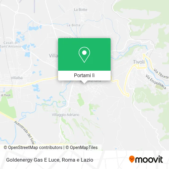 Mappa Goldenergy Gas E Luce