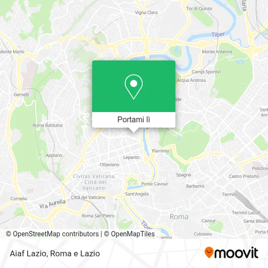 Mappa Aiaf Lazio