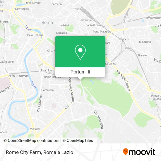 Mappa Rome City Farm