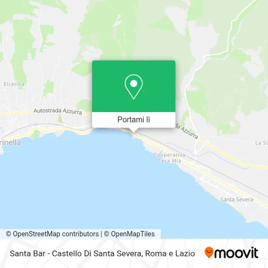 Mappa Santa Bar - Castello Di Santa Severa