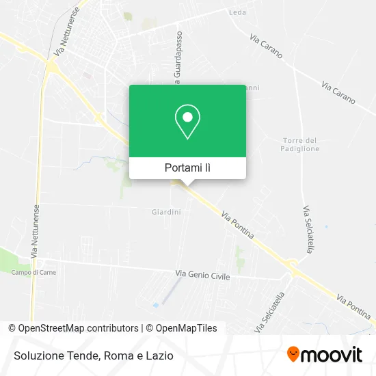 Mappa Soluzione Tende
