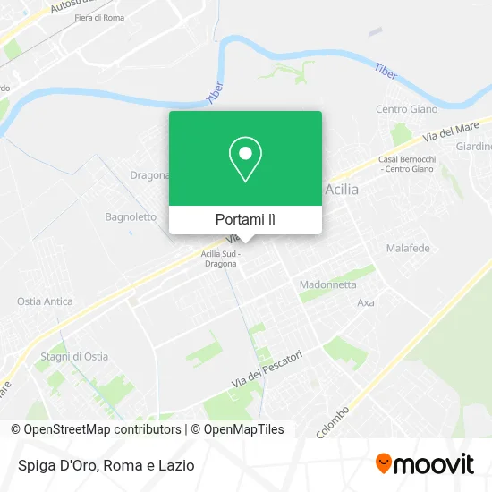 Mappa Spiga D'Oro