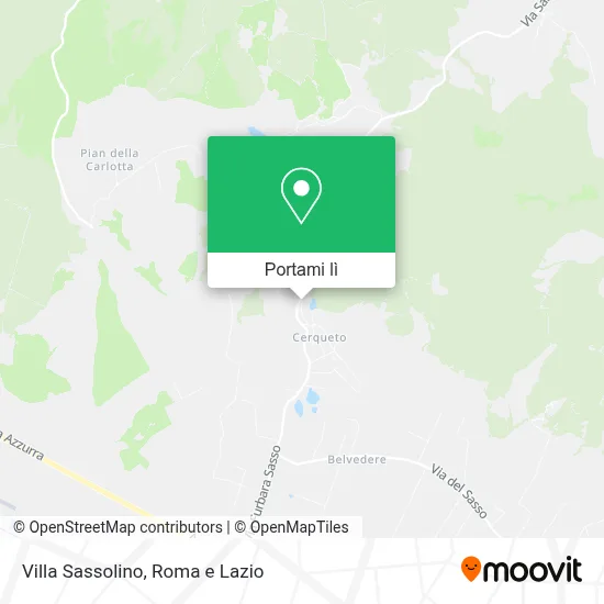 Mappa Villa Sassolino