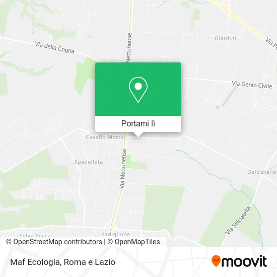 Mappa Maf Ecologia
